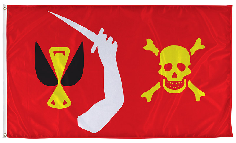 PIRATE to err is human to arr is PIRATES 5x3 feet FLAG 150cm x 90cm flags 