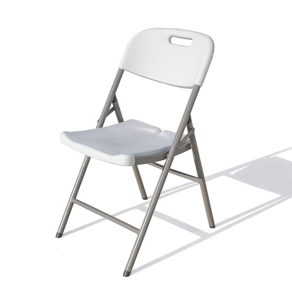 White Plastic Folding Chairs for Events | Vispronet