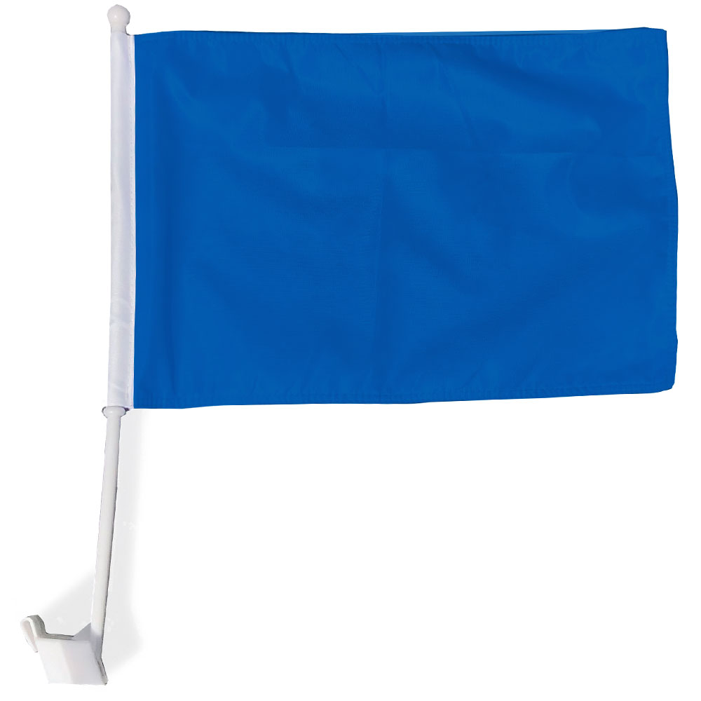 Car Flags with Solid Colors