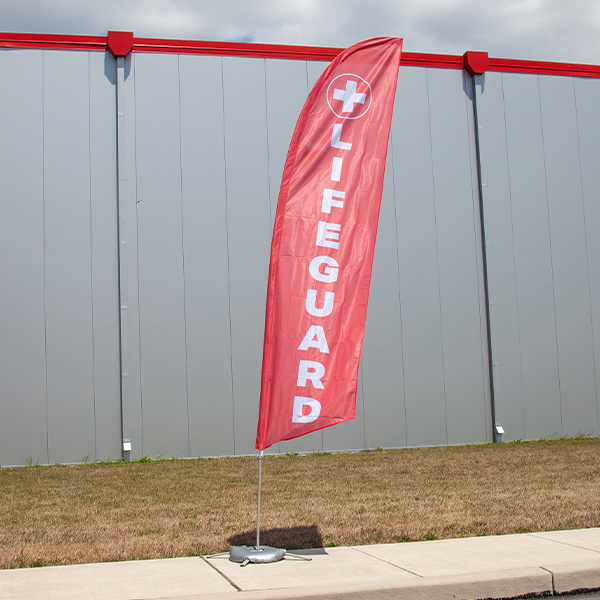 Lifeguard Feather Flag Low Prices + Free Shipping VPN