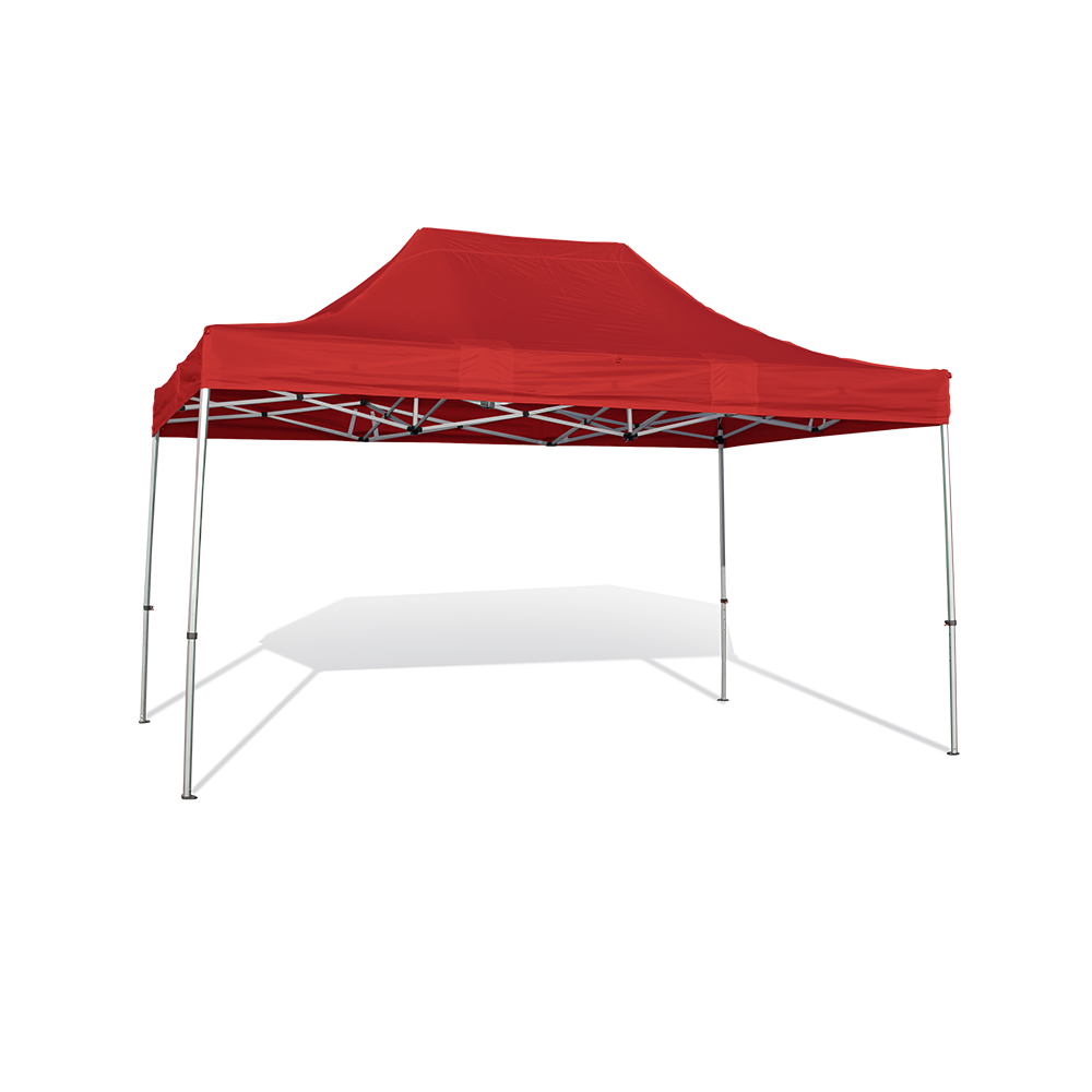 Vispronet Red 10x20 Aluminum Carport Canopy Tent with 10x20 Full Walls, 10x10 Full Walls, Roller Bag, and Stake Kit - 1