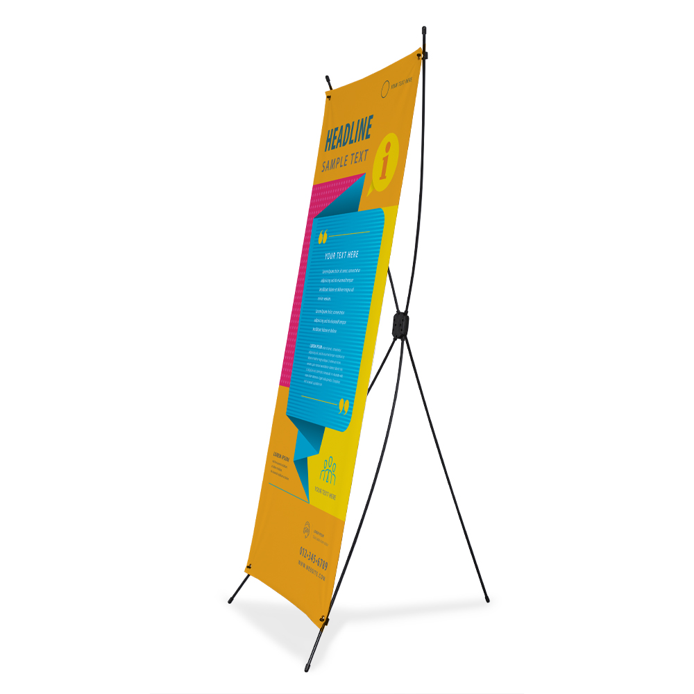 XBanner Stand Standard for Advertising & Trade Show Marketing Displays