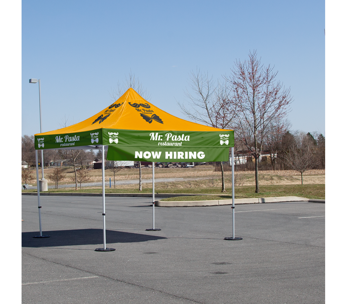 Hanging Vinyl Canopy Banner