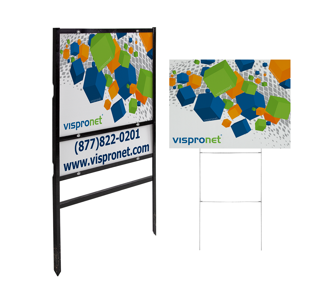 Custom Shape Yard Signs