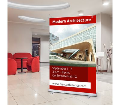 Retractable Backdrop for Trade Shows | Vispronet